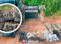 Aseguran 5 armas y 3,680 cartuchos en operativo de Mazatlán y Concordia