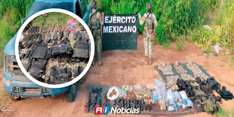 Aseguran 5 armas y 3,680 cartuchos en operativo de Mazatlán y Concordia