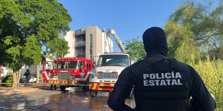 Vandalizan e incendian departamentos en Montebello, en Culiacán