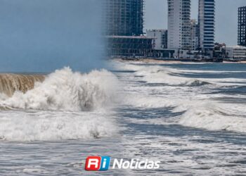 Mar de Fondo provocará oleaje de hasta 7 pies en Mazatlán; piden extremar precauciones en playas