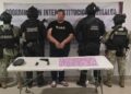 Detienen a un hombre en Villa Unión; le aseguran arma corta, 20 cartuchos y 200 dosis de presunto cristal