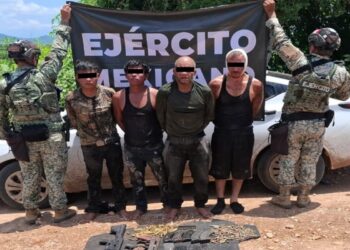 Ejército detiene a cuatro hombres armados en San Francisquito, Mazatlán