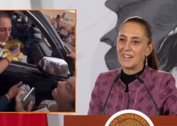 Sheinbaum revela qué ocurrió con la mujer que golpeó su camioneta en Tamaulipas
