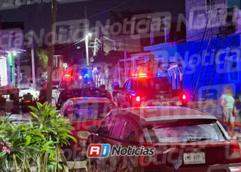 Detienen a cinco personas por realizar disparos al aire en Loma Atravesada; entre ellos, dos funcionarios de Jumapam