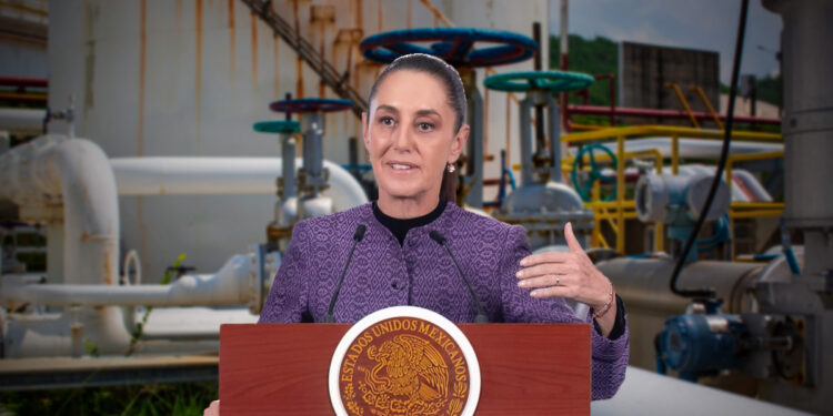Sheinbaum plantea reducir de forma responsable la dependencia del gas importado de Estados Unidos