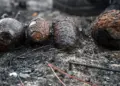 Un incendio registrado en Francia, dejó al descubierto proyectiles y municiones de la Segunda Guerra Mundial