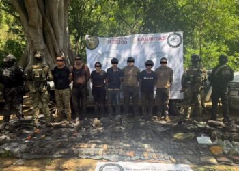 Detienen a nueve presuntos integrantes tras agresión a fuerzas federales