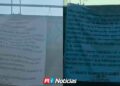 Colocan dos “narco-mantas” en accesos de Mazatlán