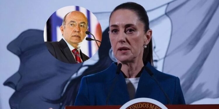Claudia Sheinbaum reacciona a reaparición de Felipe Calderón
