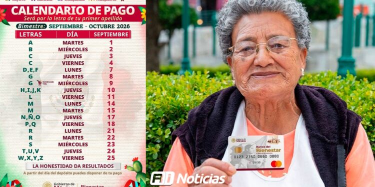 Pensión Bienestar: estos adultos mayores recibirán 6,400 pesos del 7 al 11 de septiembre