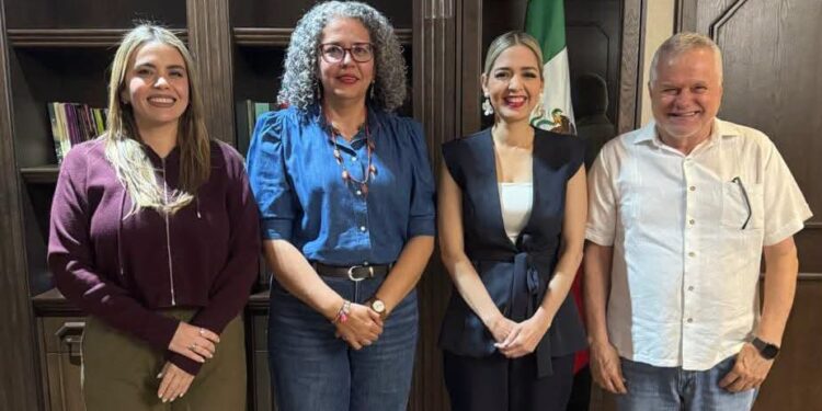 Graciela Domínguez se reúne con alcaldes de Culiacán, Mazatlán y Escuinapa
