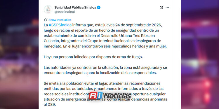 Ataque en restaurante de Tres Ríos deja un muertos, seis hombres heridos y una mujer