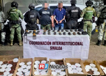 Detienen a dos civiles armados en Concordia; les aseguran fusiles y 75 explosivos