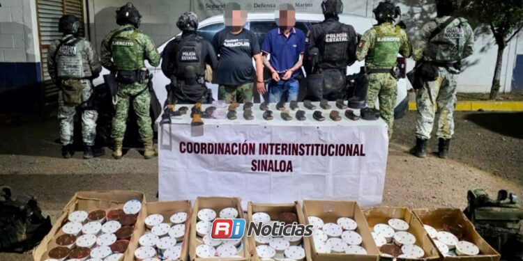 Detienen a dos civiles armados en Concordia; les aseguran fusiles y 75 explosivos