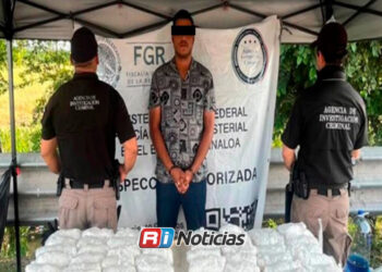 Decomisan explosivos y 22 kilos de metanfetamina durante operativos en Escuinapa