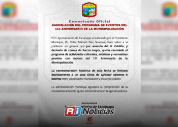 Escuinapa suspende festejos por su 111 aniversario y reduce celebración a acto cívico