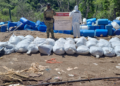 Inhabilitan 3 laboratorios y decomisan 16.8 toneladas de metanfetamina en Sinaloa