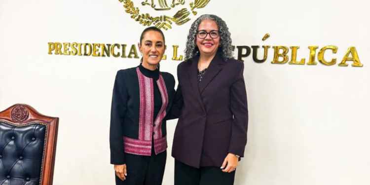 La Gobernadora Graciela Domínguez se reunió con la presidenta Claudia Sheinbaum