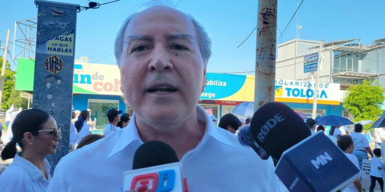 Marcha por la Paz demuestra que ciudadanos no están dispuestos a permanecer indiferentes ante la violencia:Eduardo Ortiz
