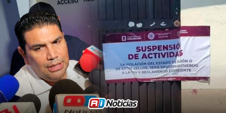 Tres bares clausurados y más de diez suspendidos en Culiacán