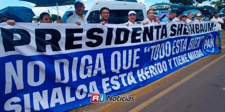 ” La presidenta vino a faltamos al respeto”: PAN Siinaloa