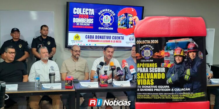 “Cada donativo cuenta”, Bomberos de Culiacán lanzan colecta para fortalecer equipos y salvar vidas
