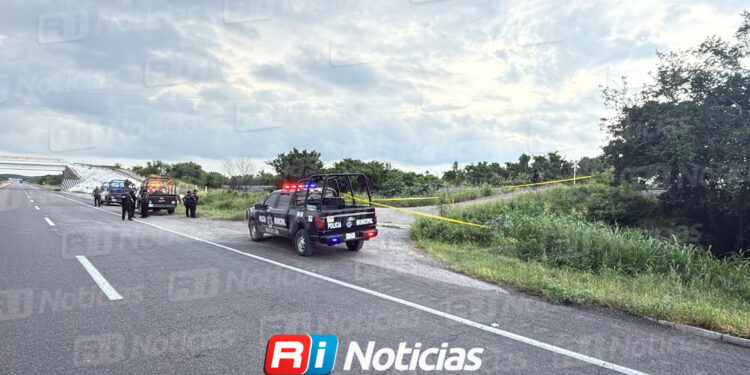 Localizan cuerpo sin vida a la altura de El Recreo, sobre el libramiento Mazatlán-Culiacán