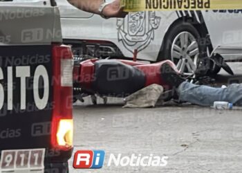 Motociclista muere tras ser atropellado en la Gabriel Leyva a la altura del Parque Bonfil en Mazatlán