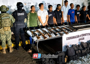 Vinculan a proceso a nueve personas detenidas con armas y droga en El Rosario