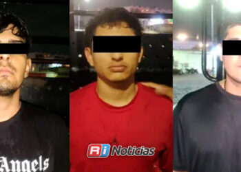 Marina detiene a tres hombres armados en la zona turística de Mazatlán