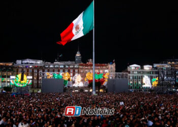 Sheinbaum encabeza su segundo Grito de Independencia desde Palacio Nacional