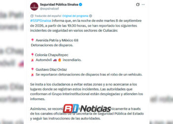 Reportan balaceras, vehículo incendiado y robo de automóvil en distintos sectores de Culiacán