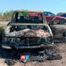 Hallan camioneta calcinada y abandonada en Guasave