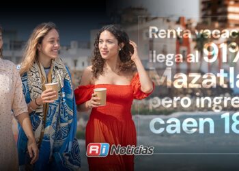 Renta vacacional llega al 91% en Mazatlán, pero ingresos caen 18%
