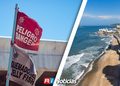 Cierran accesos a playas en Mazatlán por fuerte oleaje y mareas altas