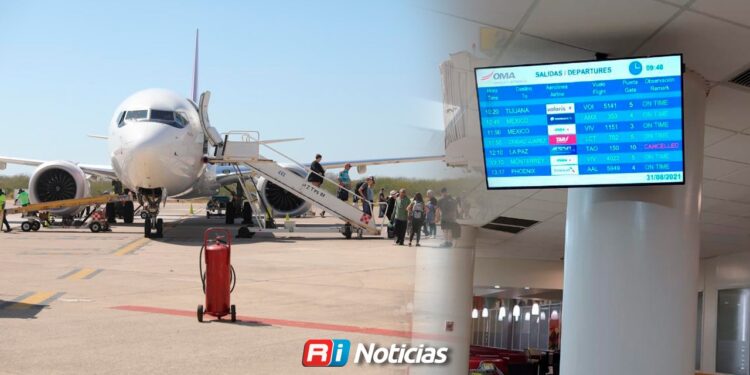 Mazatlán registra repunte de pasajeros, pero conectividad aérea sigue sin crecer al ritmo de otros años