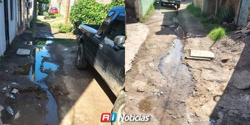 Fuga de agua potable azota a la colonia Lico Velarde tras un mes de desatención de Jumapam