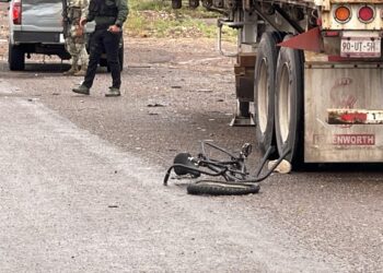 Ciclista muere tras ser atropellado en La Costerita, en Culiacán