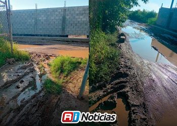 Fuga de agua potable lleva más de dos meses sin atender en la colonia Ampliación El Castillo