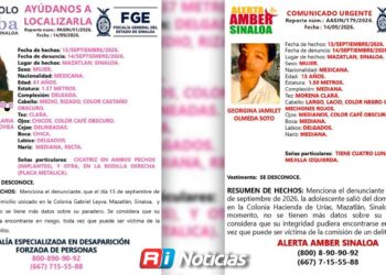 Activan Alerta Amber y Protocolo Alba por desaparición de una adolescente y una mujer en Mazatlán
