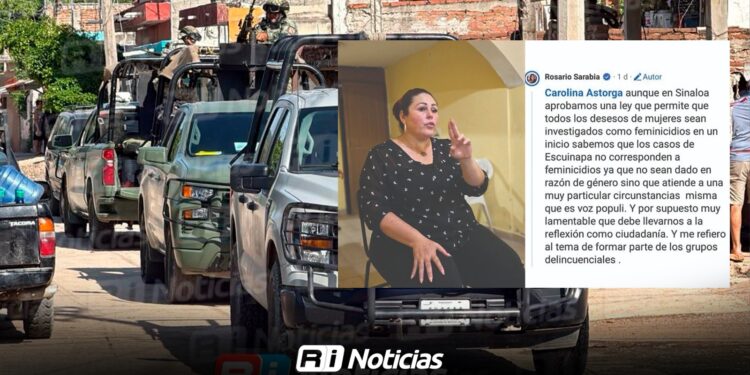 Diputada de Morena afirma que asesinatos de mujeres en Escuinapa no son feminicidios