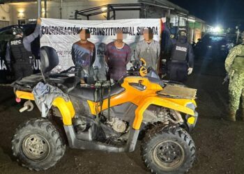 Detienen a cuatro hombres armados en dos operativos en Mazatlán