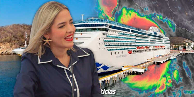 Huracán Polo desvía crucero a Mazatlán; dejará una derrama estimada de 3 millones de pesos