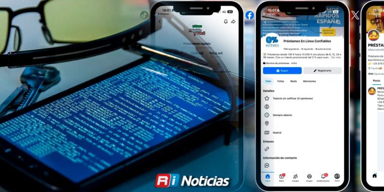 Préstamos en redes sociales: Una puerta al fraude y al robo de datos