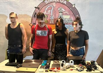 Detienen a cuatro personas por presuntos robos a restaurantes en Mazatlán