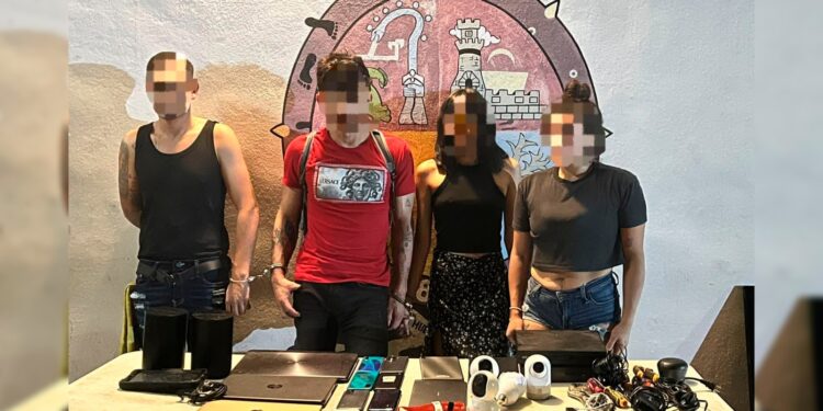 Detienen a cuatro personas por presuntos robos a restaurantes en Mazatlán