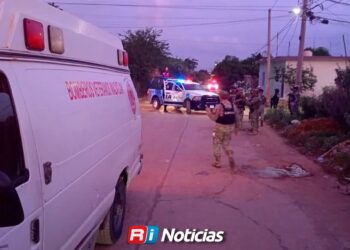 Mujer muere tras ser atacada a balazos en la colonia Ejidal de Mazatlán