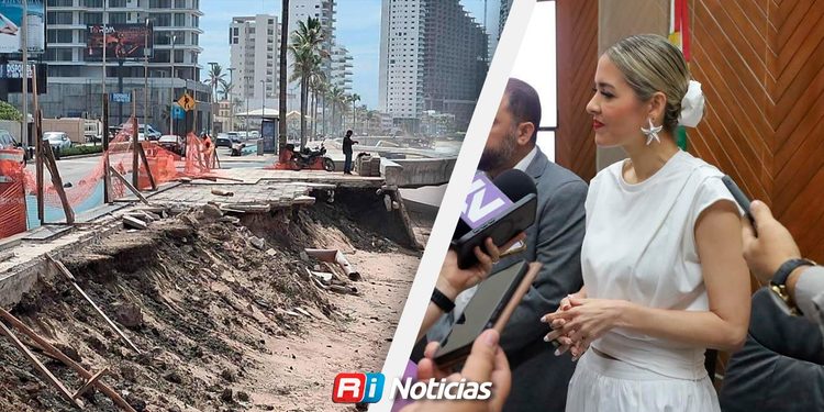 Entra a licitación pública la reparación del derrumbe en el malecón de Mazatlán: Estrella Palacios
