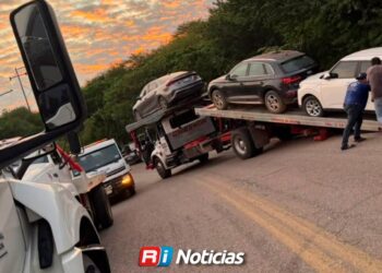 Recuperan 28 vehículos durante operativo en Cosalá