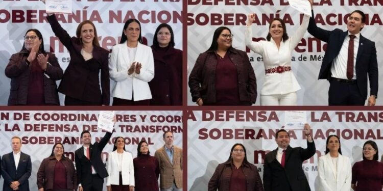 Morena y aliados definen a los 17 coordinadores estatales de cara al proceso electoral de 2026